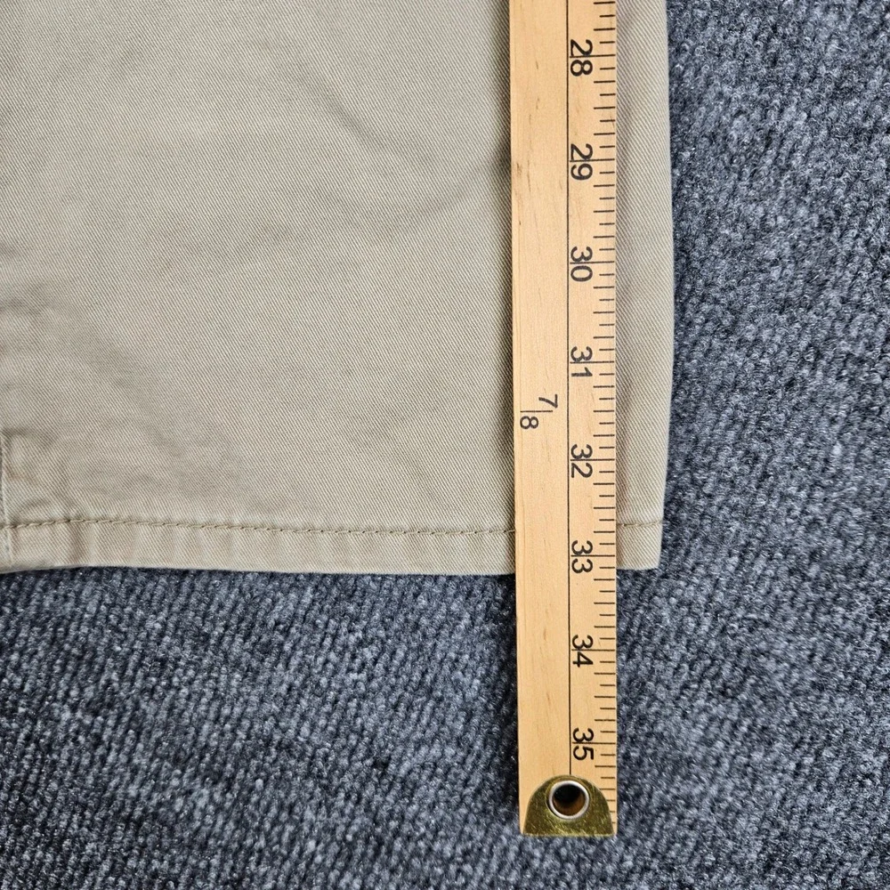 Levis 514 Pants Mens 34x34 Straight Fit Khaki Tan Cotton Twill White Tab Neutral